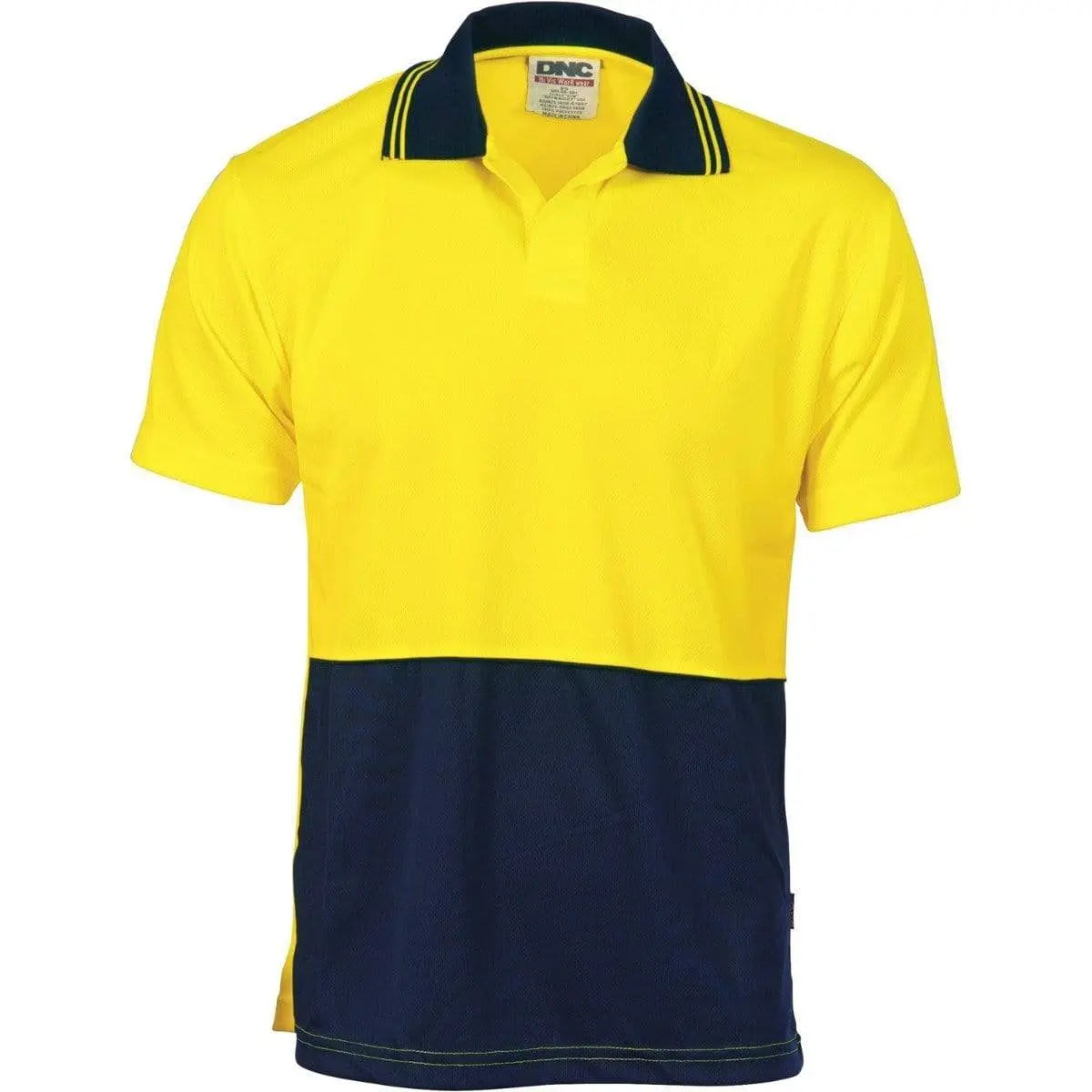 Dnc Workwear Hi-vis Two-tone Food Industry Short Sleeve Polo - 3903 Metro Workwear.